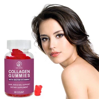 Bio-Kollagengummis für das Haar